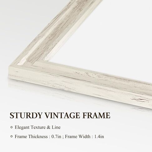 4 أفكار للمسح الجاف، 24 × 18 بوصة سبورة بيضاء مغناطيسية بيضاء عتيقة إطار خشبي مزخرف لوحة بيضاء مثبتة على الحائط للمدرسة والمكتب والمنزل، 8 مغناطيسات 4 علامات 1 ممحاة in Kuwait