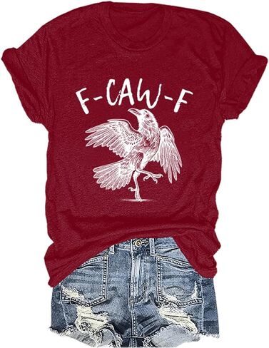 Funny Crow Shirt Black Bird Graphic Tees in Saudi Arabia