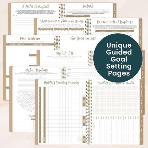 bloom daily planners All in One Ultimate Monthly & Weekly Undated Calendar Planner V2, Notebook, Sketch Book, Grid Pages, Coloring Book and More! 9" x 11" - Interchangeable Cover in Saudi Arabia
