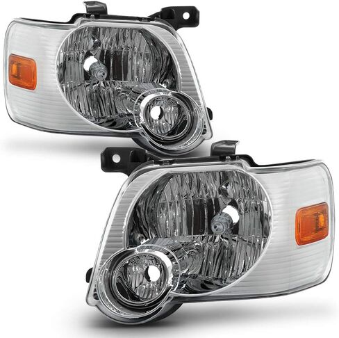 ACANII - For 2006-2010 Ford Explorer Headlights Headlamps Replacement Head Lights Lamps [OE Factory Style] Left+Right in Saudi Arabia