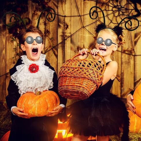 QLINLEAF Butterfly Antenna Headband Glasses Set Ladybug Antenna Headpiece for Adult Halloween Cosplay Parties in Kuwait