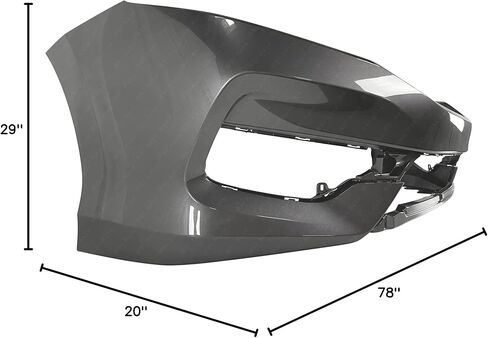 BUMPERS THAT DELIVER - Painted NH797M Modern Steel, Front Bumper Cover Compatible with 2016 2017 Honda Accord 4dr Sedan 16 17, HO1000302 in Saudi Arabia