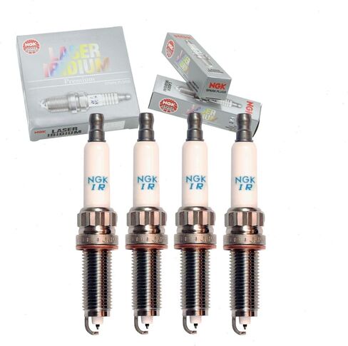 4 pc NGK Laser Iridium Spark Plugs compatible with BMW 328i 2.0L L4 2012-2016 in Saudi Arabia