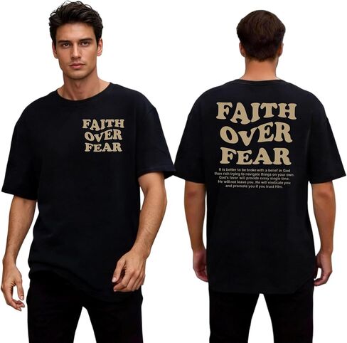 قمصان مسيحية للرجال قمصان يسوع الإيمان خمر الصليب الديني تي شيرت الكتاب المقدس الآية ملهمة المحملة القمم in Kuwait