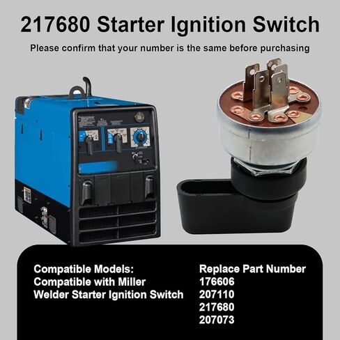 5 محطة 4 موقف مفتاح الإشعال متوافق مع ميلر بوبكات لحام، استبدال 176606 217680 207110 207073 مفتاح الإشعال المبتدئ in Kuwait