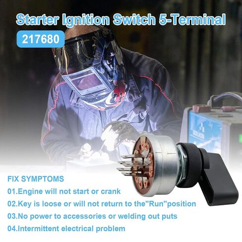 5 محطة 4 موقف مفتاح الإشعال متوافق مع ميلر بوبكات لحام، استبدال 176606 217680 207110 207073 مفتاح الإشعال المبتدئ in Kuwait