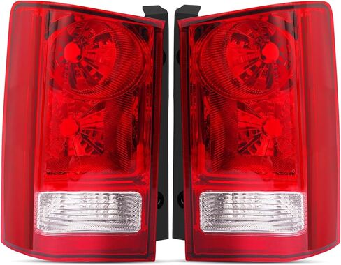 TangMiGe Tail Lights Compatible with Honda Pilot 2009 2010 2011 2012 2013 2014 2015, 1 Pair Rear Lights (Red with Bulbs) in Kuwait