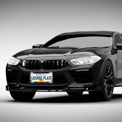 Black Leopard Cheetah Print License Plate Frames- 2 Pack Black Animal Print Aluminum Metal License Plate Frame Holder Covers, Rust-Proof Waterproof Car Decorative Tag Frames for Standard US 12x6 Inch in Saudi Arabia
