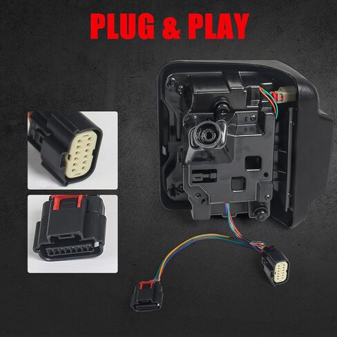 Tail Lights Assembly for Jeep Wrangler JL 2018-2024 [Only for Rubicon] [With Tail Light Brackets] OE Rear Lamp Replacement in Kuwait