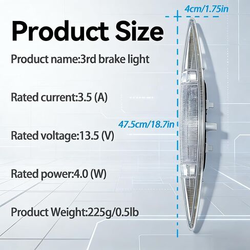 Third Brake Light Fit for Honda CRV CR-V 2012-2016, High Mount Stop Light Replace 34270-T0A-A01 34270TFCH01, LED Rear Center Brake Light in Kuwait