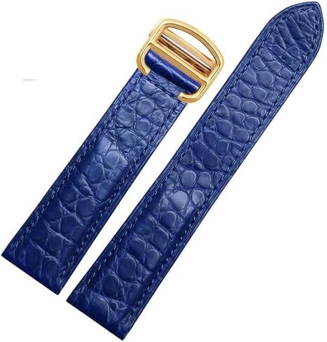 Leather Watch Strap For Cartier TANk SOLO RONDE London Kalibo Watch Chain with Folding Buckle in Saudi Arabia