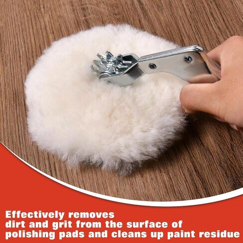 Polishing and Buffing Pad Cleaning Spur Tool Polish Pad Conditioning Brush for Revitalizing Polisher Compound Pads and Bonnets in Saudi Arabia