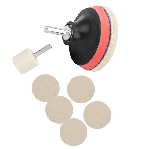 Glass Polishing Kit, Cerium Oxide Powder and Wool Felt Pad for Scratch Removal, with Polishing Disc and Adapter for Car Windscreen Window Mirror Headlight Repair in Saudi Arabia