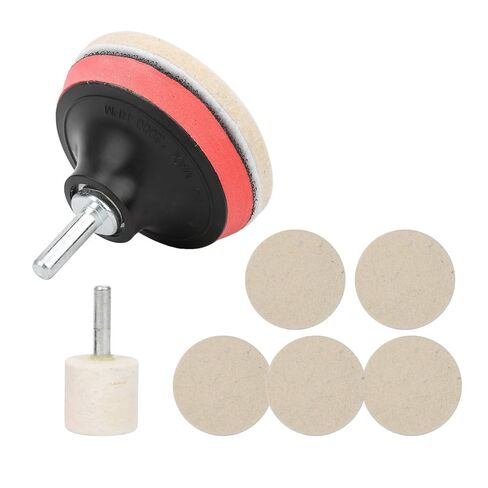 Glass Polishing Kit, Cerium Oxide Powder and Wool Felt Pad for Scratch Removal, with Polishing Disc and Adapter for Car Windscreen Window Mirror Headlight Repair in Saudi Arabia