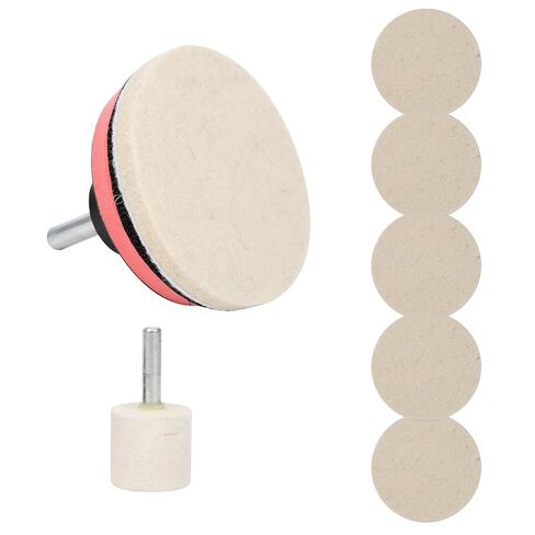 Glass Polishing Kit, Cerium Oxide Powder and Wool Felt Pad for Scratch Removal, with Polishing Disc and Adapter for Car Windscreen Window Mirror Headlight Repair in Saudi Arabia