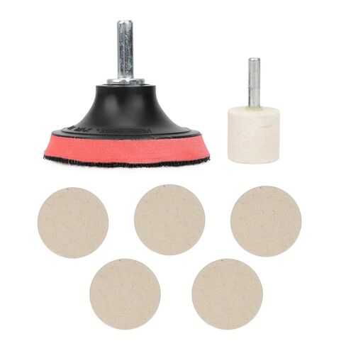 Glass Polishing Kit, Cerium Oxide Powder and Wool Felt Pad for Scratch Removal, with Polishing Disc and Adapter for Car Windscreen Window Mirror Headlight Repair in Saudi Arabia