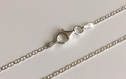 925 STERLING SILVER GRIM REAPER NECKLACE 18" LONG/925 PLATA CADENA DE LA SANTA MUERTE 18" LARGO -20x6mm in Saudi Arabia