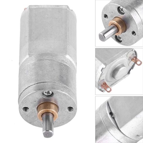 DC 12V High Electric Gear Reduction Motor 15~200RPM Outer Diameter 20mm / 0.78"(100RPM) in Saudi Arabia