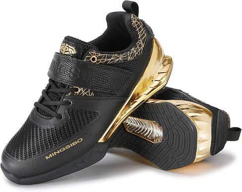 Men's Weightlifting Shoes - Pro-Level Stability for Squats & Deadlifts - High-Traction Grip, Arch Support - Powerlifting & Strength Training Footwear in Kuwait