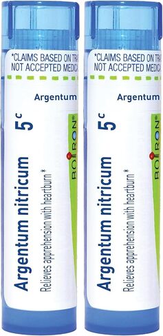 Boiron Argentum Nitricum 5C Md 80 Pellets for Apprehension with Heartburn in Kuwait