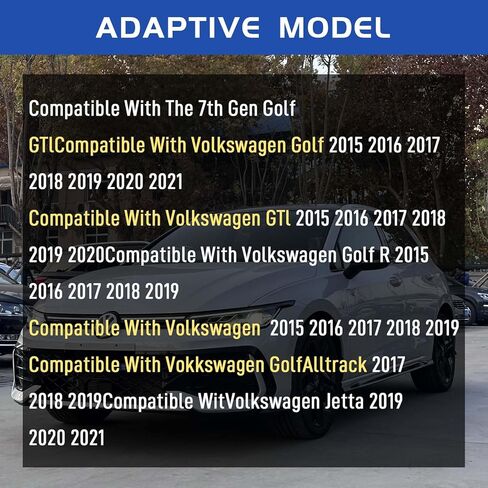 Passenger Side Mirror Glass Replacement for VW Golf MK7, Golf Golf GTI 2015-2021, Golf R Golf SportWagen 2015-2019, Golf Alltrack 2017-2019, Jetta 2019-2021, Right Heated Mirror with Clear Visibility in Saudi Arabia