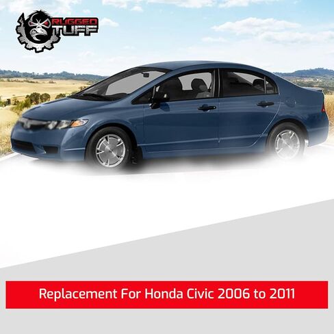 Driver Side Mirror Glass Replacement For 2006 2007 2008 2009 2010 2011 Honda Civic Left Door Rear View Mirrors Flat exactafit 8840L in Saudi Arabia