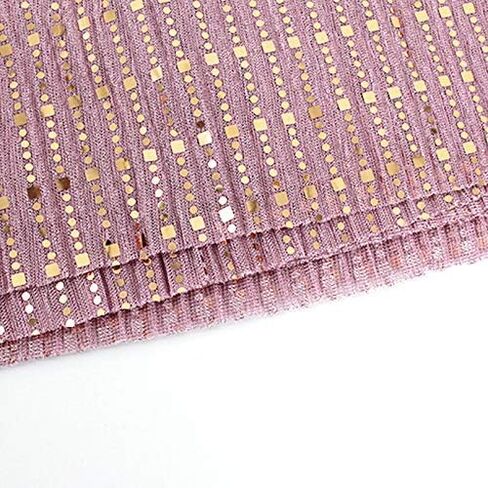 YAOSEN وشاح طويل للسيدات ذهبي لامع لف الرأس (وردي لامع) in Kuwait