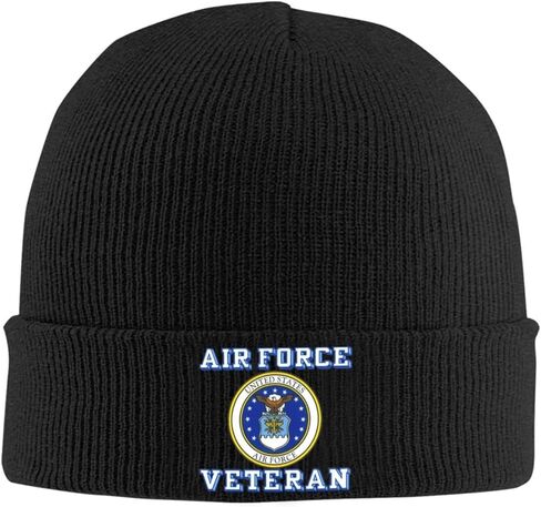 الولايات المتحدة سلاح الجو المخضرم مع USAF قبعة الشتاء للجنسين محبوك القبعات الجوارب التزلج القبعات مكبلة in Saudi Arabia