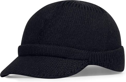 Clakllie الشتاء قناع قبعة صغيرة للرجال الدافئة أنيق محبوك قبعة التزلج الحراري Skullcap بيني مع قبعات ساعة حافة in Saudi Arabia