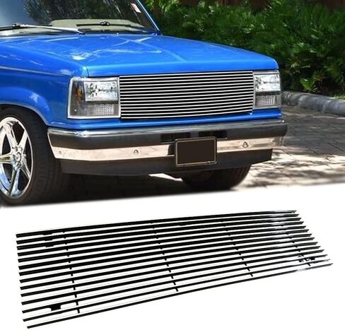 الشبكة الأمامية تناسب 89-92 Ford Bronco 2/Ranger 90-94 Explorer الشبكة الرئيسية العلوية (الكروم) in Kuwait