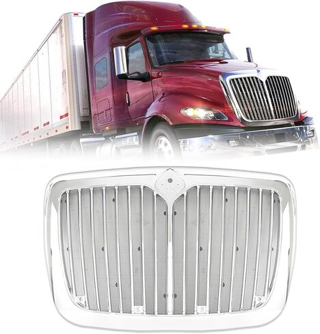 Chrome Grille Grill Compatible With 2008-2016 International Prostar Truck in Kuwait
