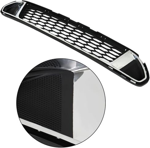 Lower Grille and Chrome Molding Trim Assembly Black Grill Replacement for 2010 2011 2012 Fusion in Saudi Arabia