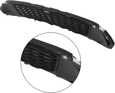 Lower Grille and Chrome Molding Trim Assembly Black Grill Replacement for 2010 2011 2012 Fusion in Saudi Arabia