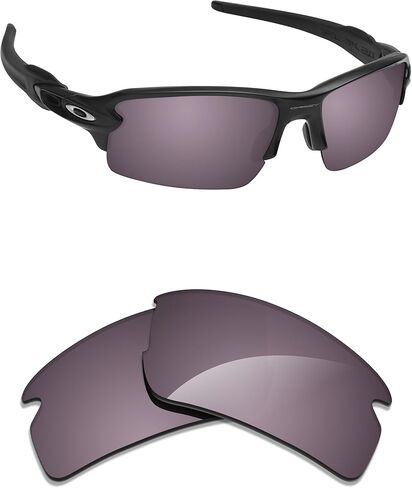 Alphax Polarized Replacement Lenses for Oakley Flak 2.0 OO9295 59mm Sunglasses | Glare Reduction | Precision Cutting in Saudi Arabia