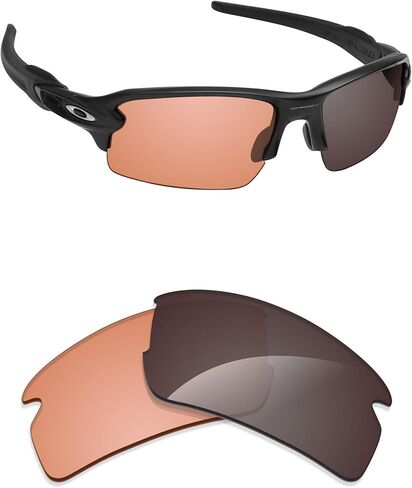 Alphax Polarized Replacement Lenses for Oakley Flak 2.0 OO9295 59mm Sunglasses | Glare Reduction | Precision Cutting in Saudi Arabia