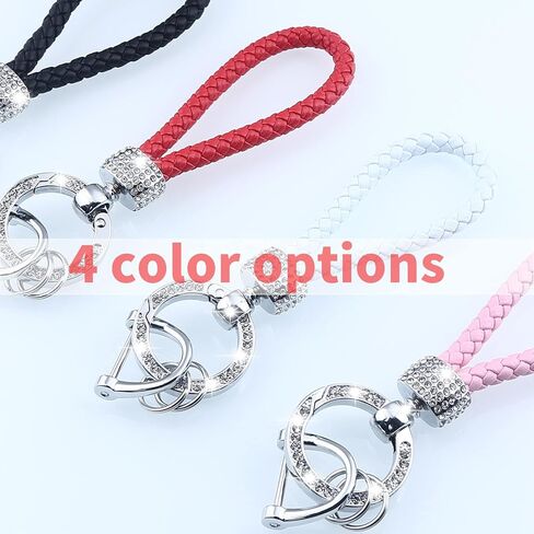 Bling Bling Luxury Crystal Diamond Car Key Chains Key Fob, Chain For Ladies Women Key Fob in Kuwait