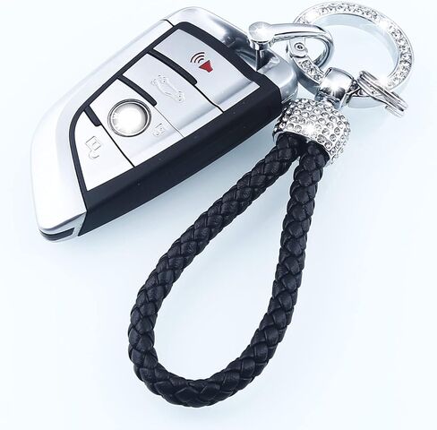 Bling Bling Luxury Crystal Diamond Car Key Chains Key Fob, Chain For Ladies Women Key Fob in Kuwait