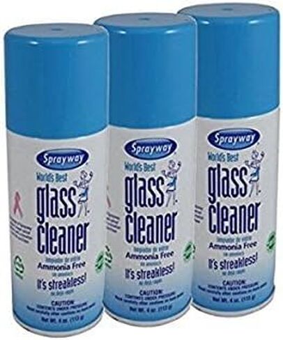 Sprayway S50 Glass Cleaner - 4 oz Can - Pack of 3 in Kuwait