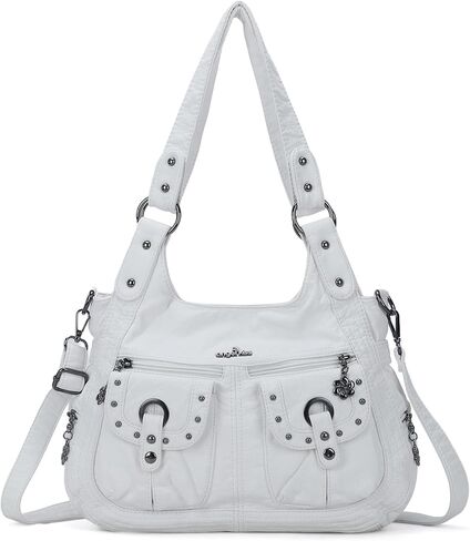 Angel Kiss Purses for Women Hobo Bags Fashion Shoulder Bag Ladies Leather Handbags Roomy Tote Bag Purse with Crossbody Strap in Saudi Arabia