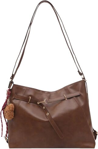 Work Toted Bag for Women Convertible Backpacks Purse Crossbody Hoboes Shoulder Bag with Pendant Charm Casual Daypack in Saudi Arabia