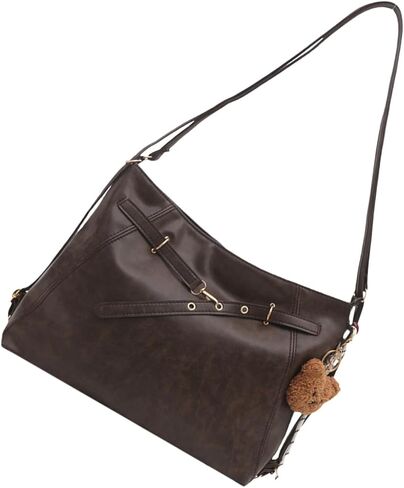 Work Toted Bag for Women Convertible Backpacks Purse Crossbody Hoboes Shoulder Bag with Pendant Charm Casual Daypack in Saudi Arabia