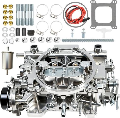 Carburetor with Electric Choke filter Compatible with Chevy Corvette Silverado Ford Mercury Mustang Bronco GMC Pickup Truck Grand Wagoneer Replacement for 1406 Performer 600 CFM 4 Barrel Square in Saudi Arabia