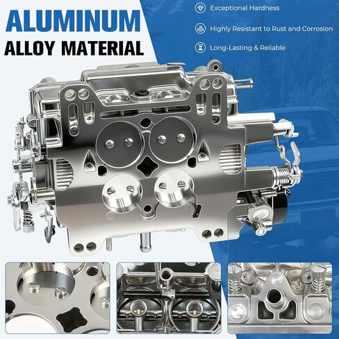 Carburetor with Electric Choke filter Compatible with Chevy Corvette Silverado Ford Mercury Mustang Bronco GMC Pickup Truck Grand Wagoneer Replacement for 1406 Performer 600 CFM 4 Barrel Square in Saudi Arabia