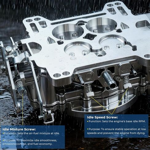 Carburetor with Electric Choke filter Compatible with Chevy Corvette Silverado Ford Mercury Mustang Bronco GMC Pickup Truck Grand Wagoneer Replacement for 1406 Performer 600 CFM 4 Barrel Square in Saudi Arabia