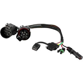 529004 Quick Blade Connect Harness Adapter for Car Trucks Tailgate Light Bar LED Redline Amber Turn Signal Reverse Full Function, USCAR 7 Pin to 4 Pin Trailer Connector w/Reverse & 12V Wire in Kuwait