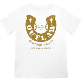Baseball Lifestyle 101 Boy's Outlaw Wranglin T-Shirt, Short Sleeve, Crew Neck, Youth Sizes S-XL in Kuwait