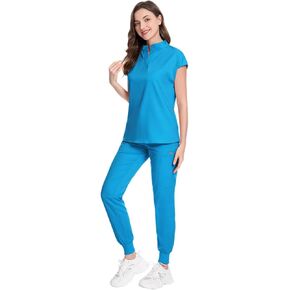 Essentials Scrubs,Scrub for Women Set,Unisex scrubs Medical Uniform,Women's Medical Suit,Unisex Workwear in Kuwait