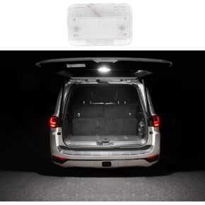 Tailgate Lighting Lamp Suitable for 2022-2026 Toyota Land Cruiser 300 LC300 Led Trunk Light White Light & Red Light & Yellow and White Warning Light Interior Modification Accessories (White light) in Kuwait