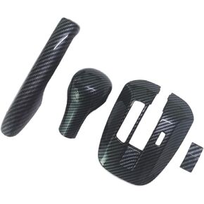 ملحقات داخلية على طراز ألياف الكربون غطاء صندوق تروس بلاستيكي زخارف ناقل الحركة مناسب لسيارة Honda 8th Gen Accord 2008 2009 2010 2011 2012 in Kuwait