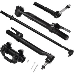 5pc 4WD Front Outer Tie Rod End Kit for 2005-2016 Ford F250 F350 Super Duty Tie Rods Kit with Adjusting Sleeve Drag Link Replacement in Saudi Arabia